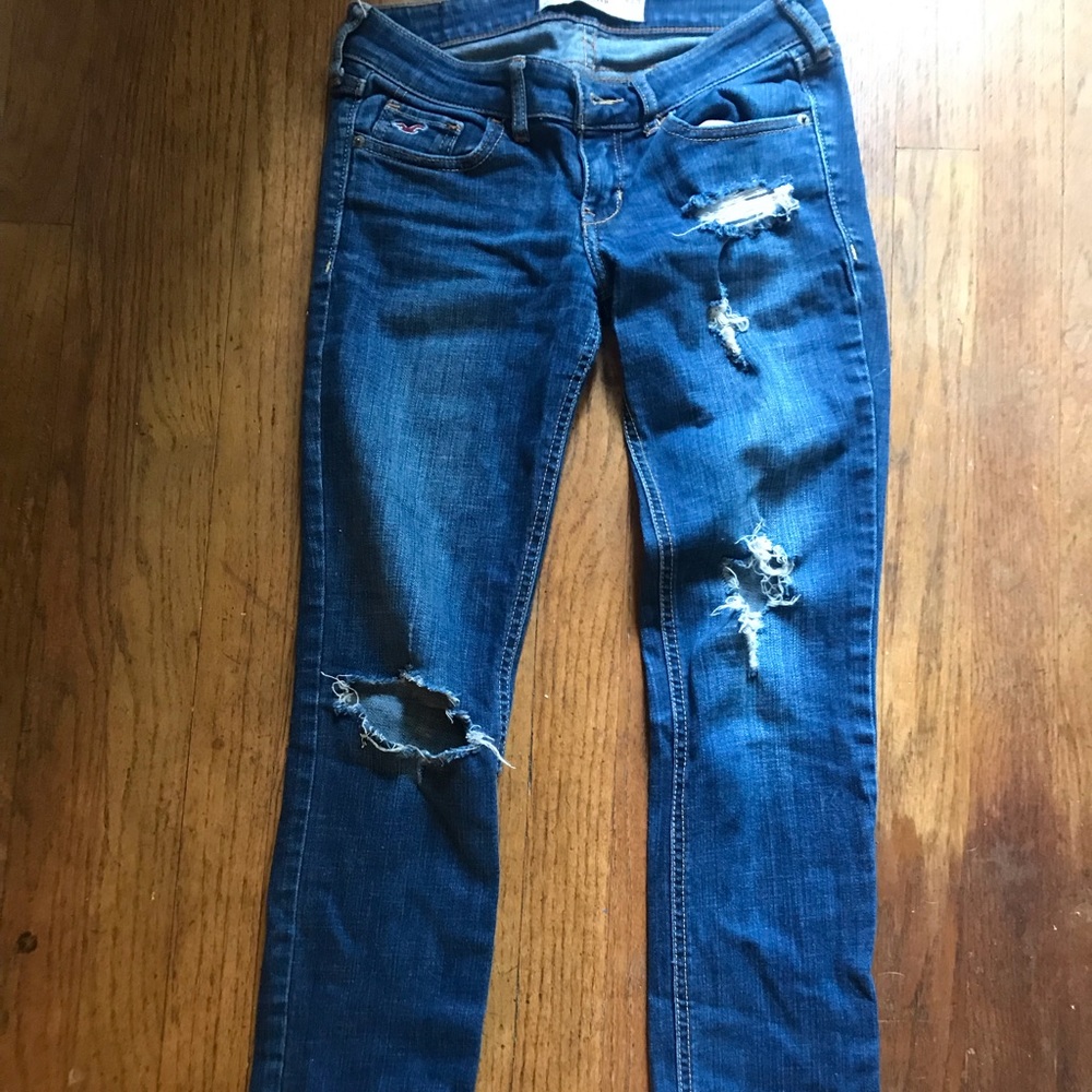 Hollister ripped jeans